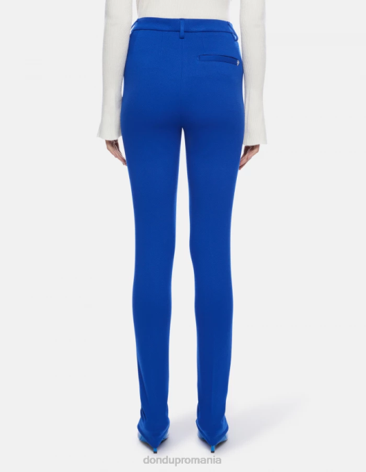 femei pantaloni din jerse super skinny suzi V84D161 îmbrăcăminte albastru regal DONDUP