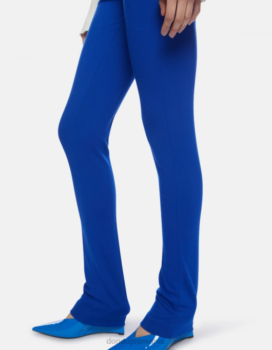 femei pantaloni din jerse super skinny suzi V84D161 îmbrăcăminte albastru regal DONDUP