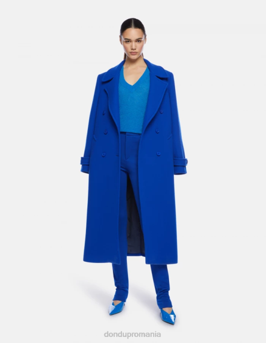 femei pantaloni din jerse super skinny suzi V84D161 îmbrăcăminte albastru regal DONDUP