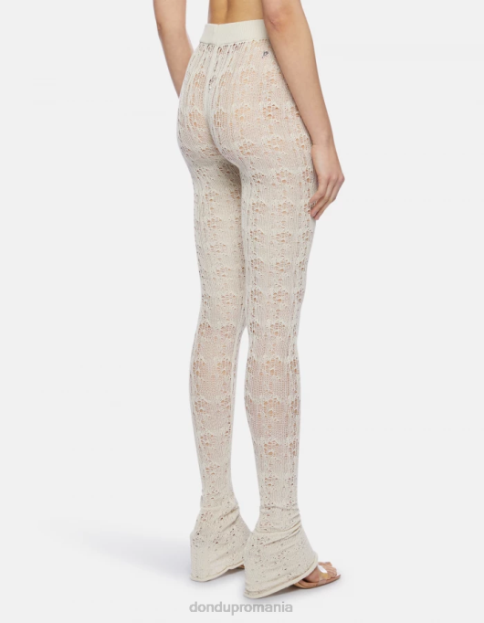 femei pantaloni super skinny din dantelă V84D173 îmbrăcăminte burro DONDUP