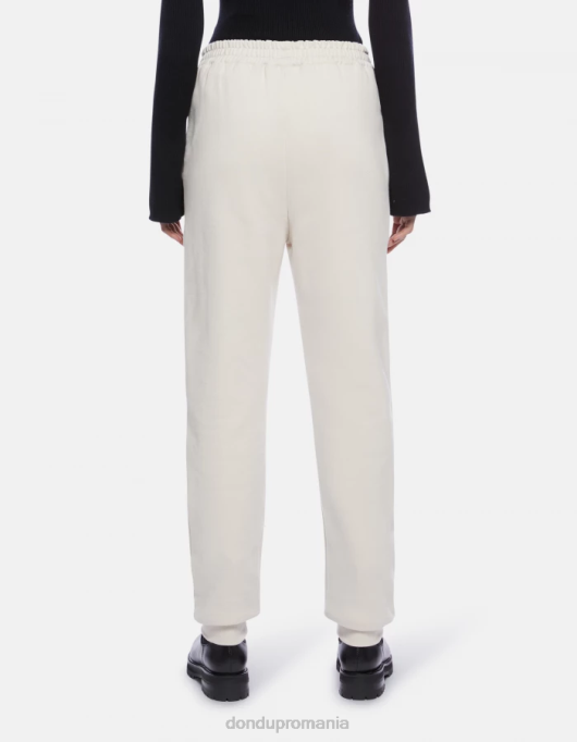 femei pantaloni de jogging din fleece cu fiti regulate V84D140 îmbrăcăminte lievito DONDUP