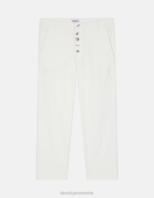femei nima pantaloni largi din catifea V84D135 îmbrăcăminte burro DONDUP