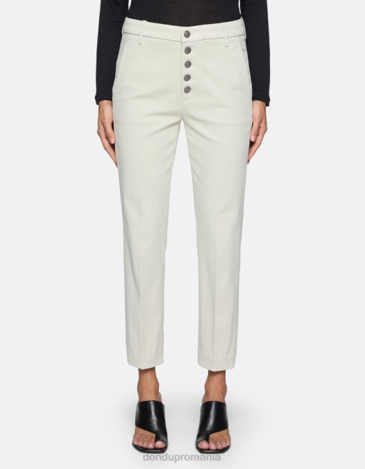 femei nima pantaloni largi din tricotină V84D231 îmbrăcăminte gesso DONDUP
