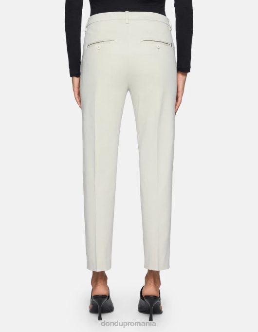 femei nima pantaloni largi din tricotină V84D231 îmbrăcăminte gesso DONDUP