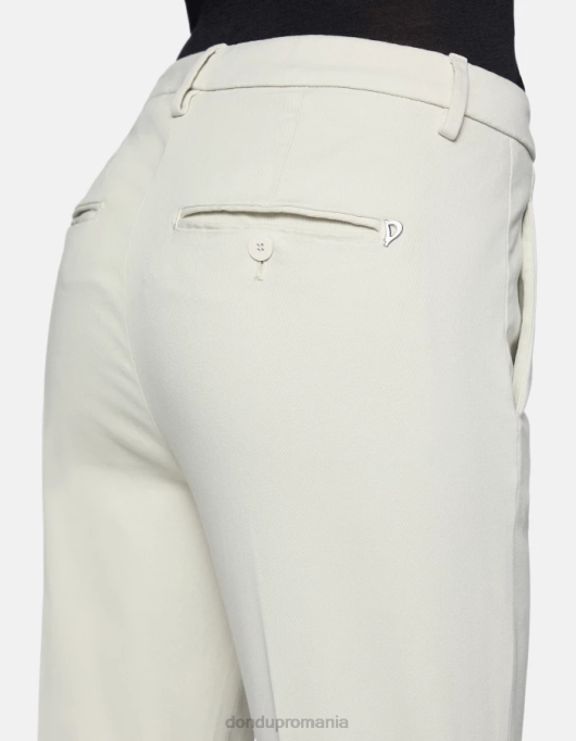 femei nima pantaloni largi din tricotină V84D231 îmbrăcăminte gesso DONDUP