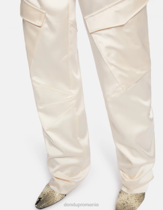 femei pantaloni largi din satin camila V84D198 îmbrăcăminte burro DONDUP