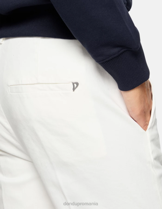 femei pantaloni ariel din bumbac de 27 inchi, de culoare morcov V84D166 îmbrăcăminte alabastru DONDUP
