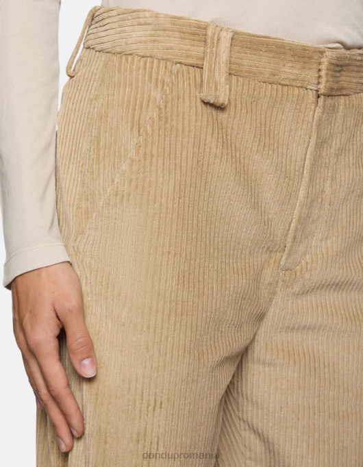 femei pantaloni largi din catifea joan V84D132 îmbrăcăminte lievito DONDUP